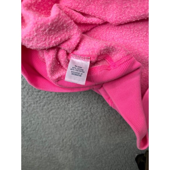 Polo Ralph Lauren bright pink hoodie sweatshirt pink PONY SZ medium EUC - Picture 8 of 8